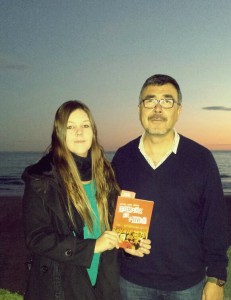 Con Miguel Ánegl Cerdán en la playa Eurosolde Benicàssim