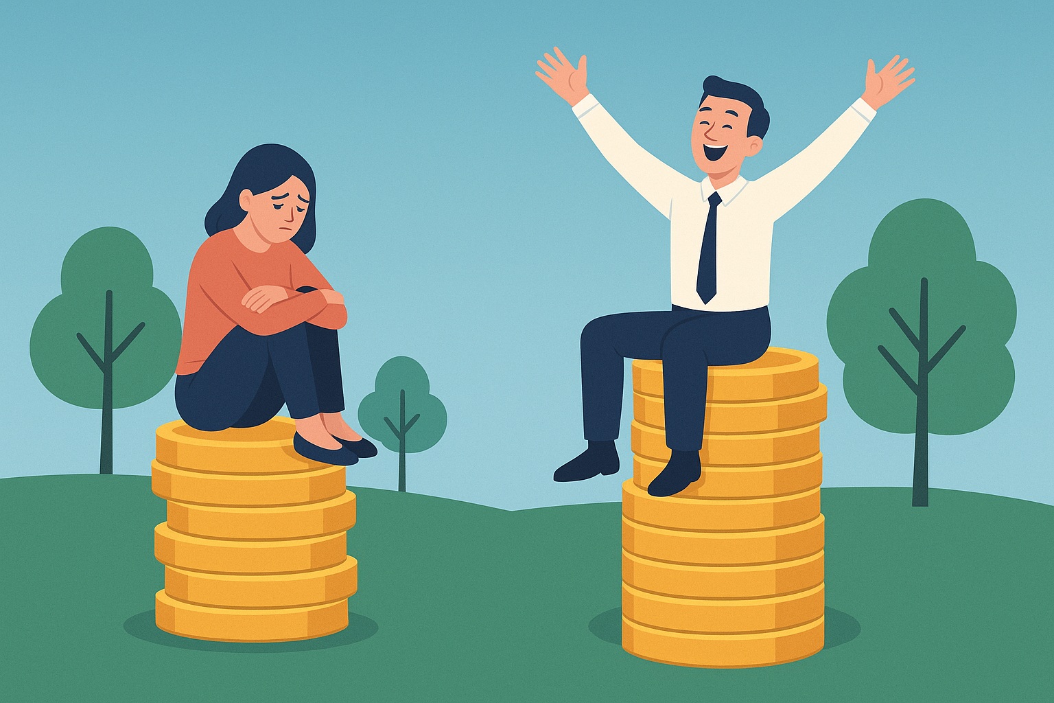 La brecha salarial de género aún existente