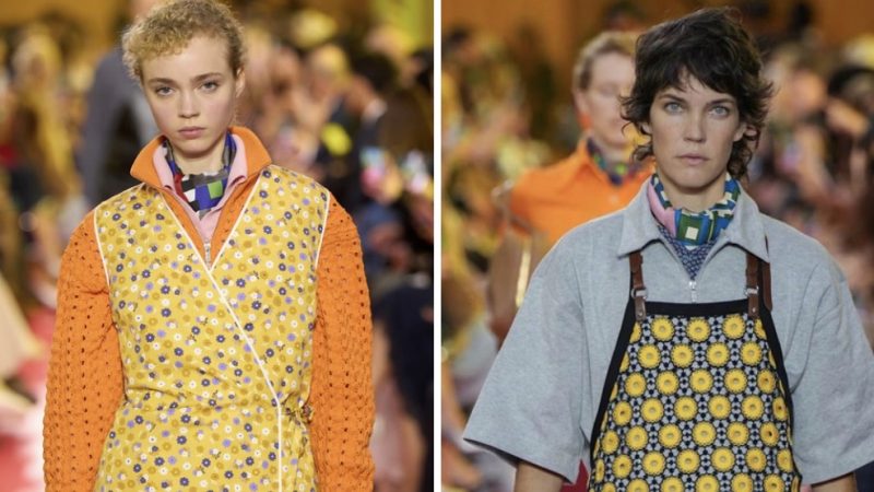 El delantal de Miu Miu: cuando la moda se viste de discurso