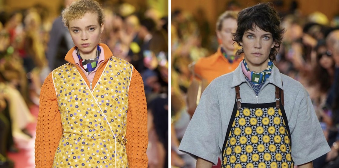 El delantal de Miu Miu: cuando la moda se viste de discurso